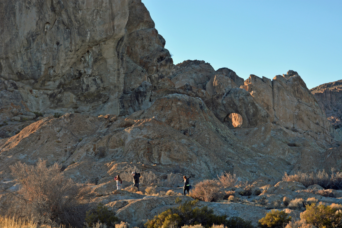 Hiking to the Natural Arch