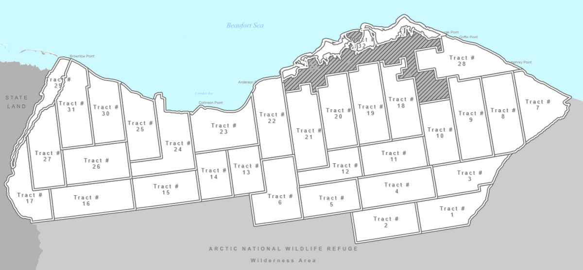 Coastal Plain Call for Nominations Draft Tract Map