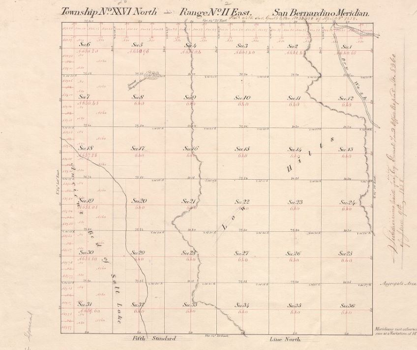 Death Valley Survey Plat