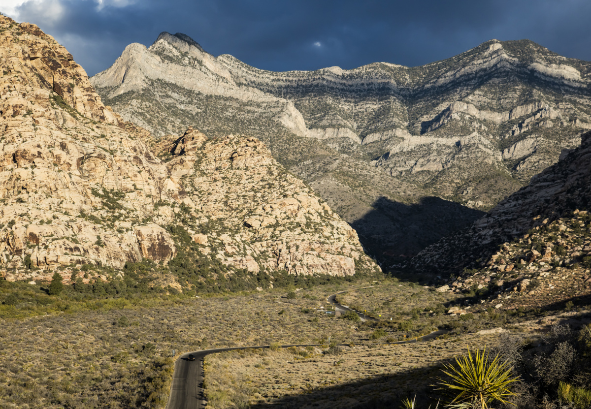 High view of Red Rock Canyon