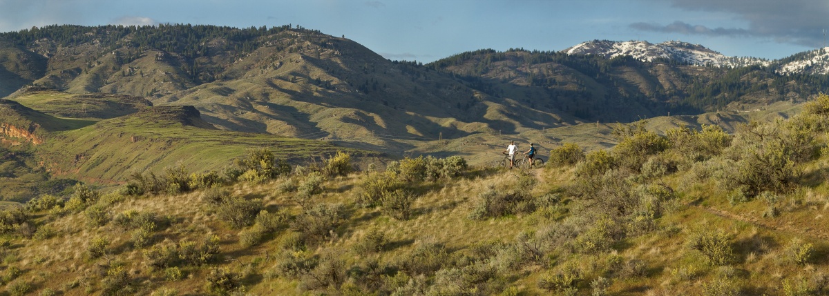 An interagency Partnership Manages Popular Boise Foothills Trail System. Photo by Aaron Beck.