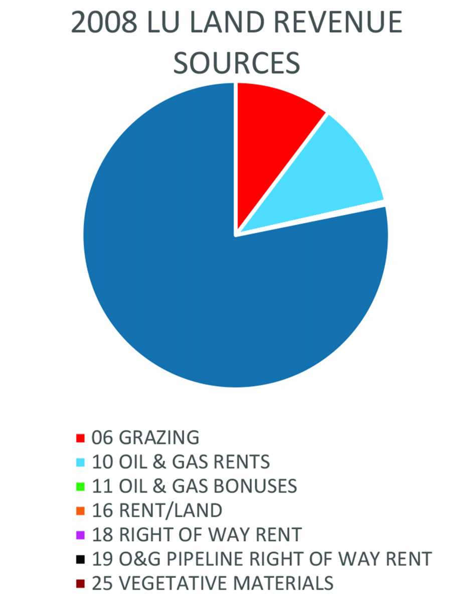 2008 LU land Revenue Sources