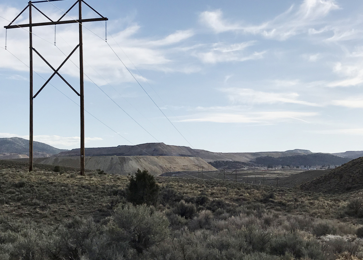 The Robinson Copper Mine is located on private and public lands about seven miles west of Ely, Nevada.