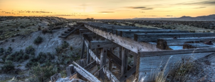 transcontinental railroad in west desert district of Utah