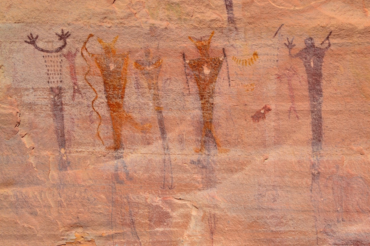 Rock art in San Rafael Swell in Utah. Photo by Skye Sieber.