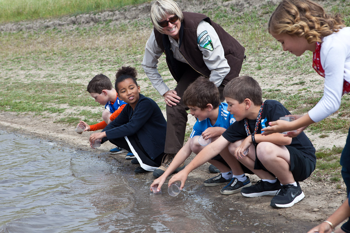 The Fort Ord National Monument is often used as an outdoor classroom for local school children.