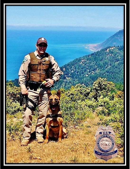 K-9 Officer Hoost and Field Staff Ranger Chris R