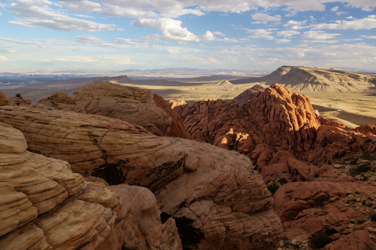 Photo on top of red rocks