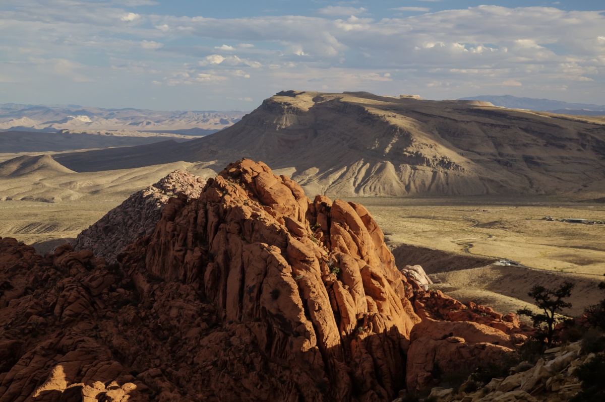 A view of Red Rock Canyon from Calico Hills.