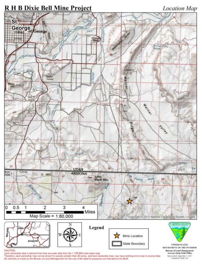 Glitter Mine - RHB Dixie Bell Mine Map