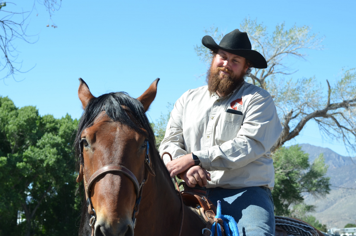 JJ on his horse. 