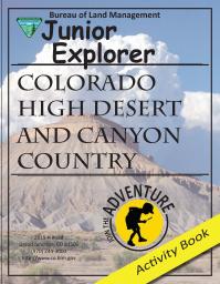 Colorado high desert junior explorer activity book