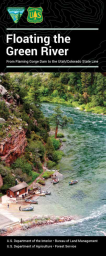 Title page of floating the Green River brochure. 