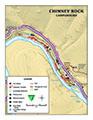 Prineville Chimney Rock Campground map georeferenced