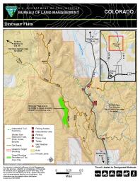 Thumbnail of the BLM CO RGFO Dinosaur Flats Map