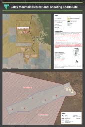 Thumbnail of map depicting the Baldy Mountain Recreational Shooting Site