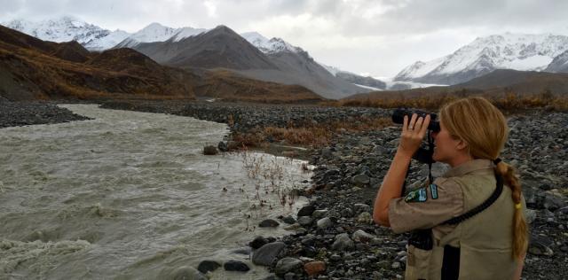 A ranger in Alaska