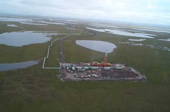 Aerial photo of CD2 (which will be similar to the pad for GMT2)