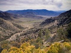 Sierra valley on an overcast day. Photo by Jesse Pluim, BLM.