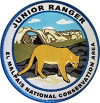 El Malpais Jr. Ranger patch.