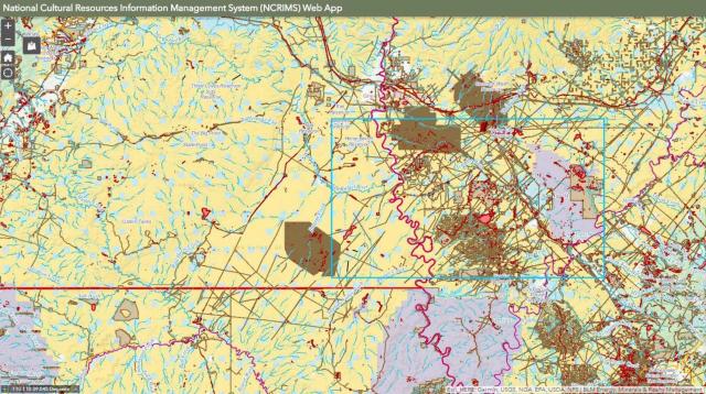 The NCRIMS web application gives BLM archaeologists insight into the cultural and historic significance of a proposed development area.