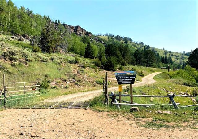 Entrance to the campground