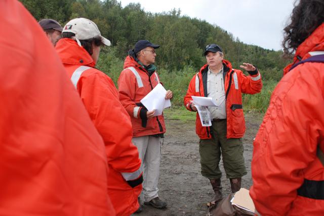 Man talking to group