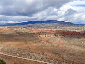 landscape view of South Pryor Mountains