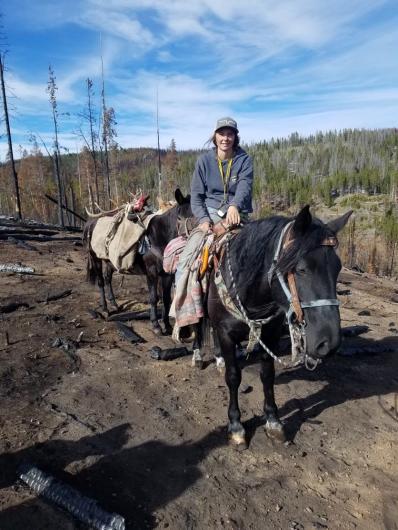 Woman on horse