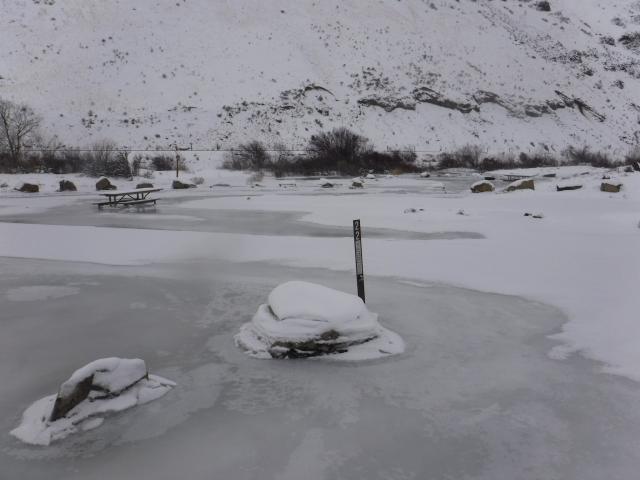 Ice on the Yakima River