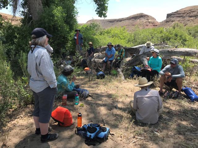 Southwest RAC members stop for lunch on June 2023 field trip.