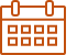 Line drawing glyph of a calendar page