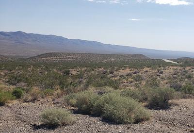 A sagebrush covered landscape.