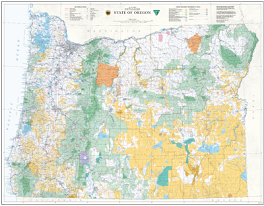 state of oregon map