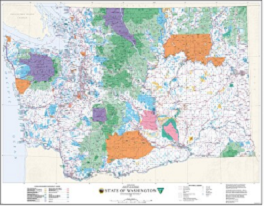 state of washington map