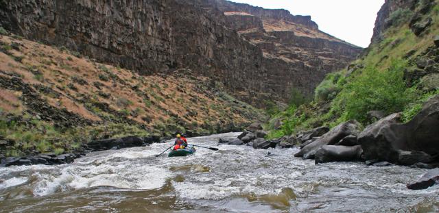 Kayakers on Bruneau River, Idaho