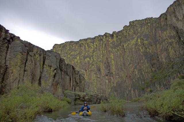 Kayaker on Deep Creek