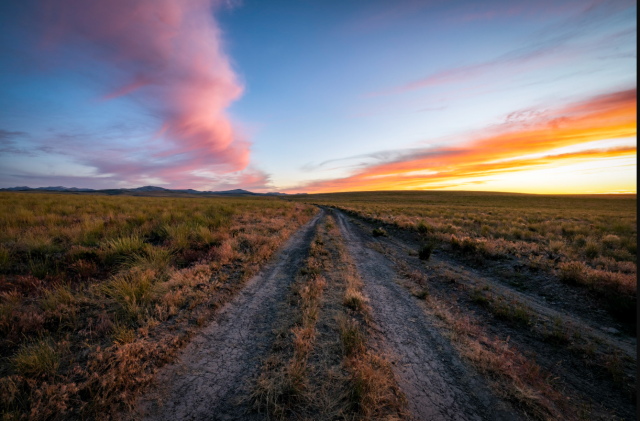 BLM Idaho Public Lands at sunset