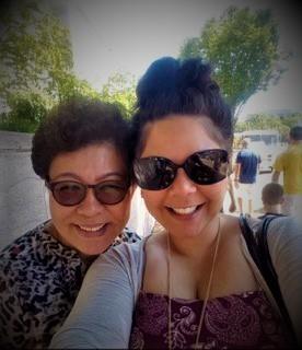 BLM employee Sammee Breckon and her mom - selfie.