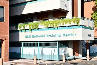 Side view of Front of BLM National Training Center