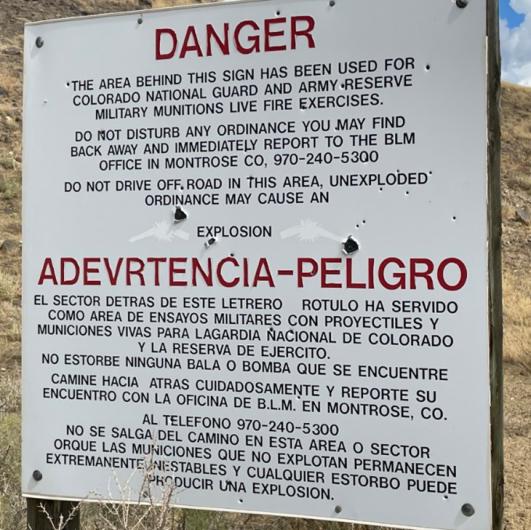 CERCLA Public Notice sign