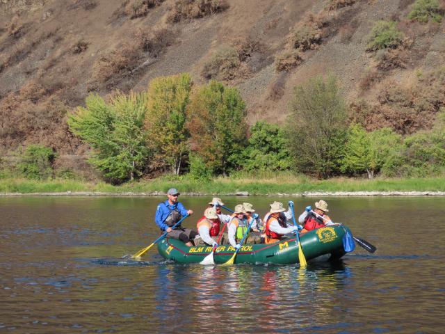 Cadets from the Idaho Youth ChalleNGe Academy learn the basics of paddling