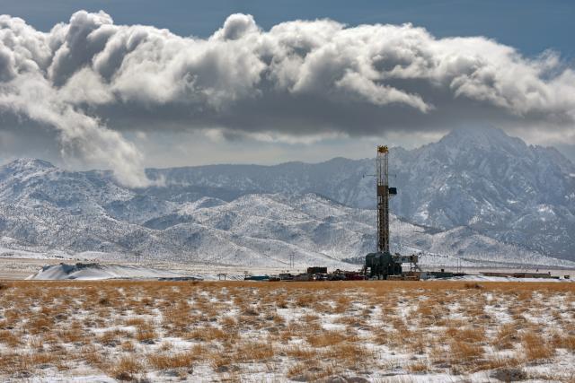 Photo of Fervo Energy Cape Station in Utah with a blue sky and some clouds in the background.