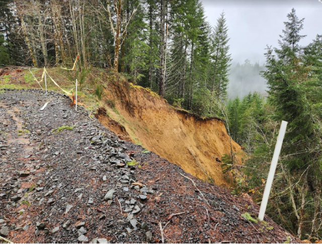 Little Elk Mountain landslide