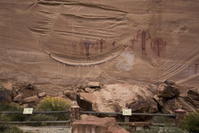 Buckhorn panel rock art in the San Rafael Swell, Utah.