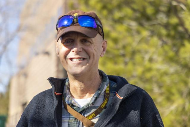 Erik Norelius poses for a photo outside of BLM Cheyenne WY office