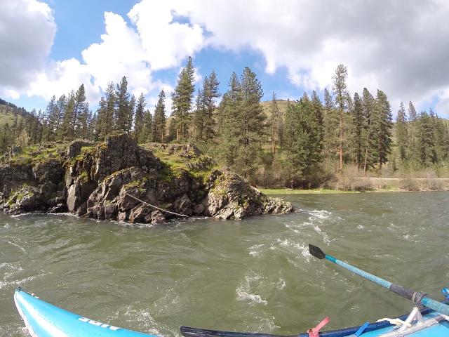 Wallowa River in eastern oregon