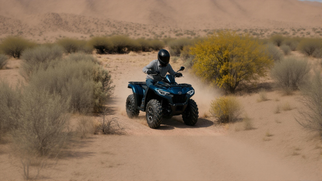 ATV in desert