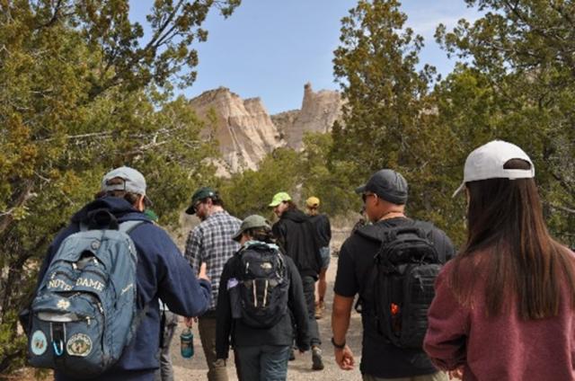 Between events, BLM staff led Wilderness Inquiry staff on several interpretive tours of nearby lands, including Kasha-Katuwe Tent Rocks National Monument.