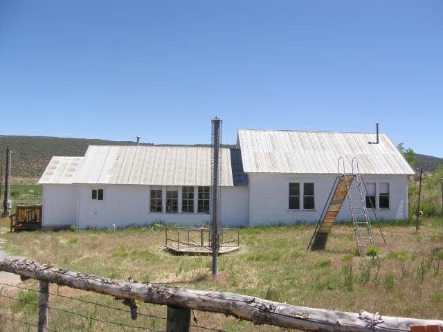 Photo of historic Browns Park School in Little Snake Field Office, Moffat County, Colorado.